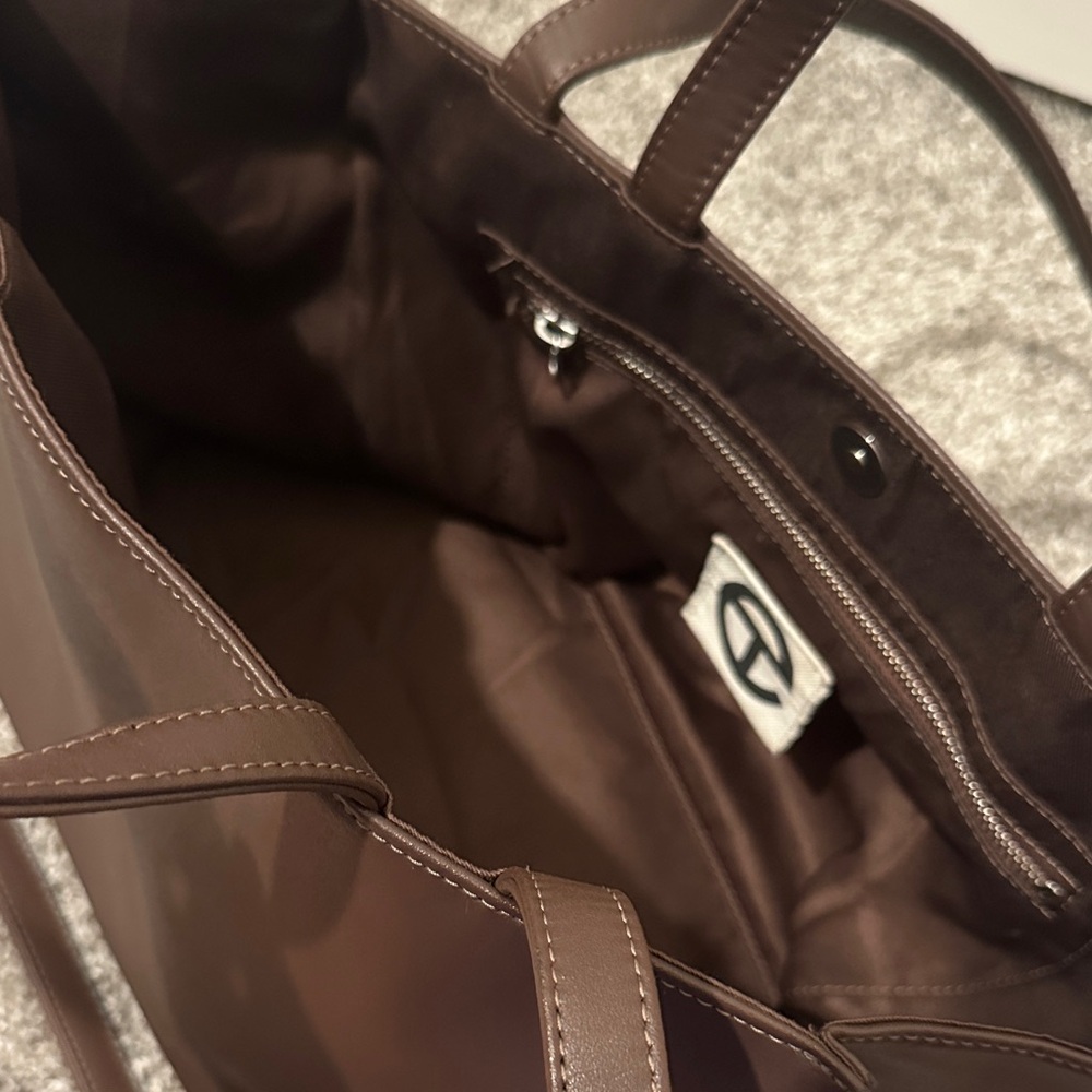 Telfar Brown Shopping Tote - Picture 2 of 3